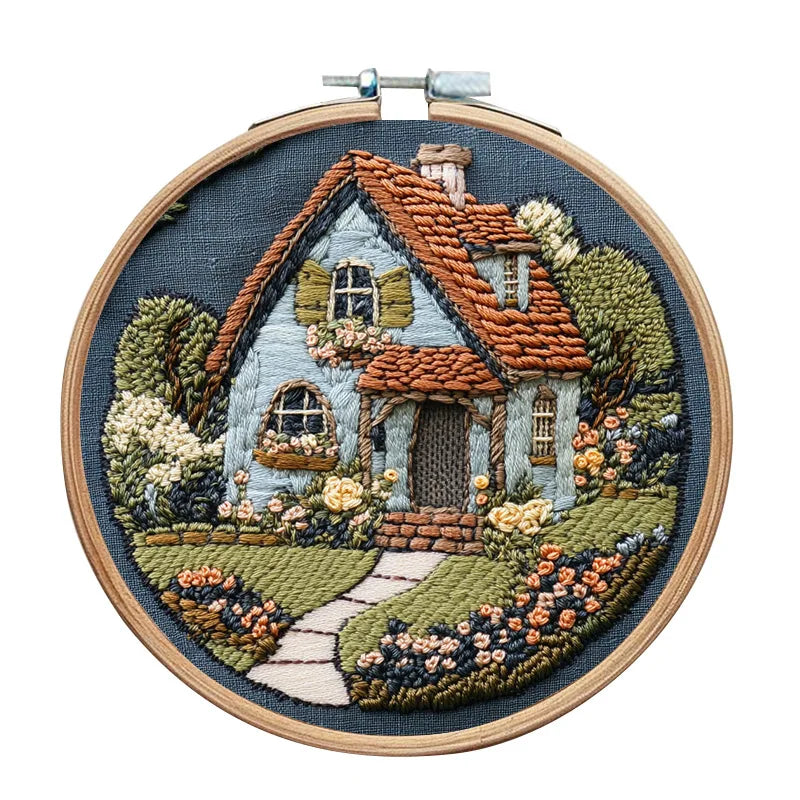 Embroidery Kit for Handmade Needlework, Stitching Practice & Creative Gifts