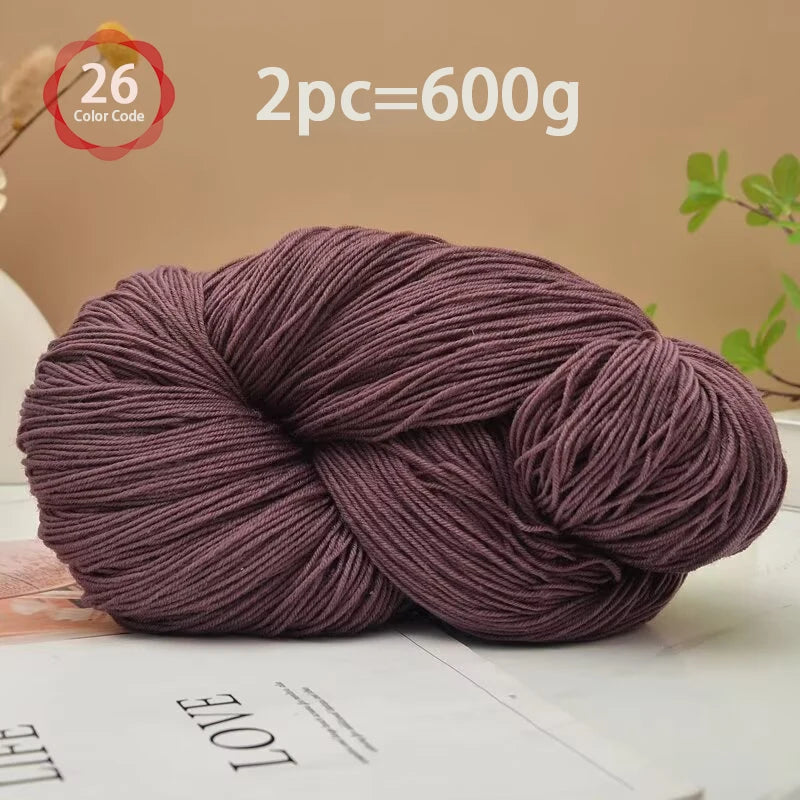 Yarn, Medium-Fine for Knitting Sweaters, Scarves, Vests & Handmade Blankets