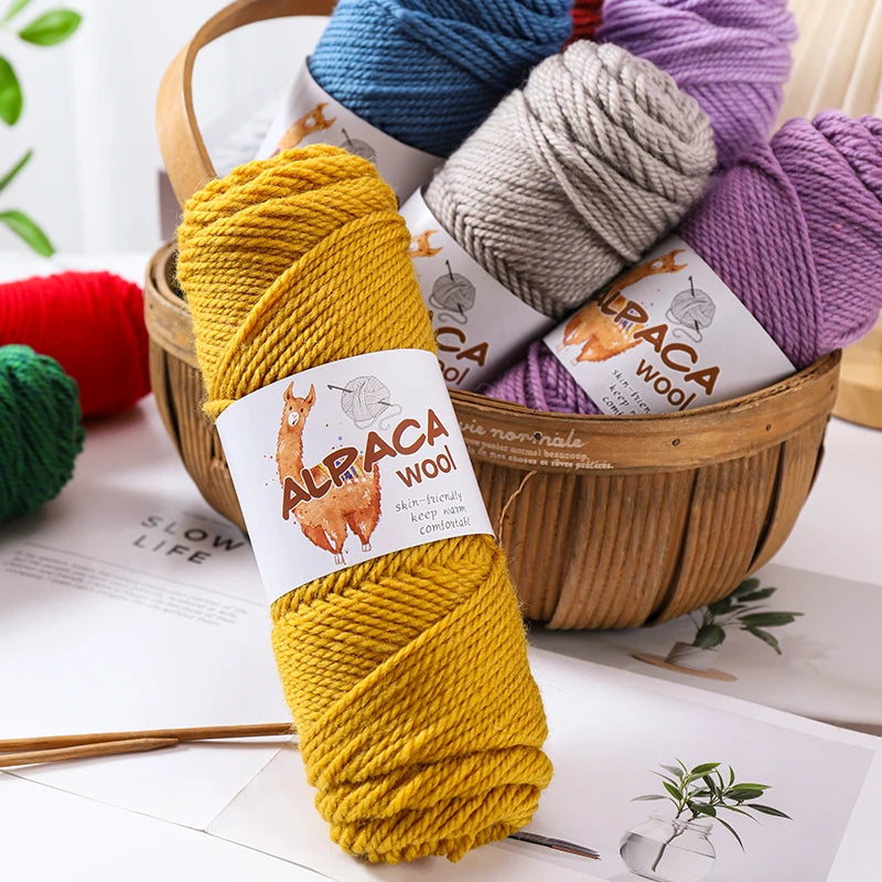 Yarn, Thick for Hand Knitting Coats, Sweaters, Gloves & Cozy Accessories