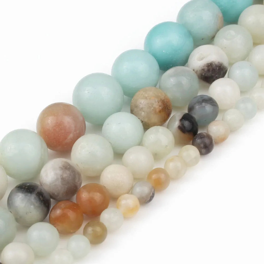 Stone Beads Colorful Sea Sediment Jasper-Style for DIY Jewelry Making