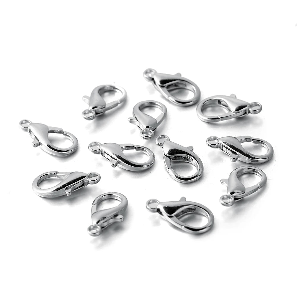 Lobster Clasps Metal Bracelet Necklace Connectors DIY Jewelry Making