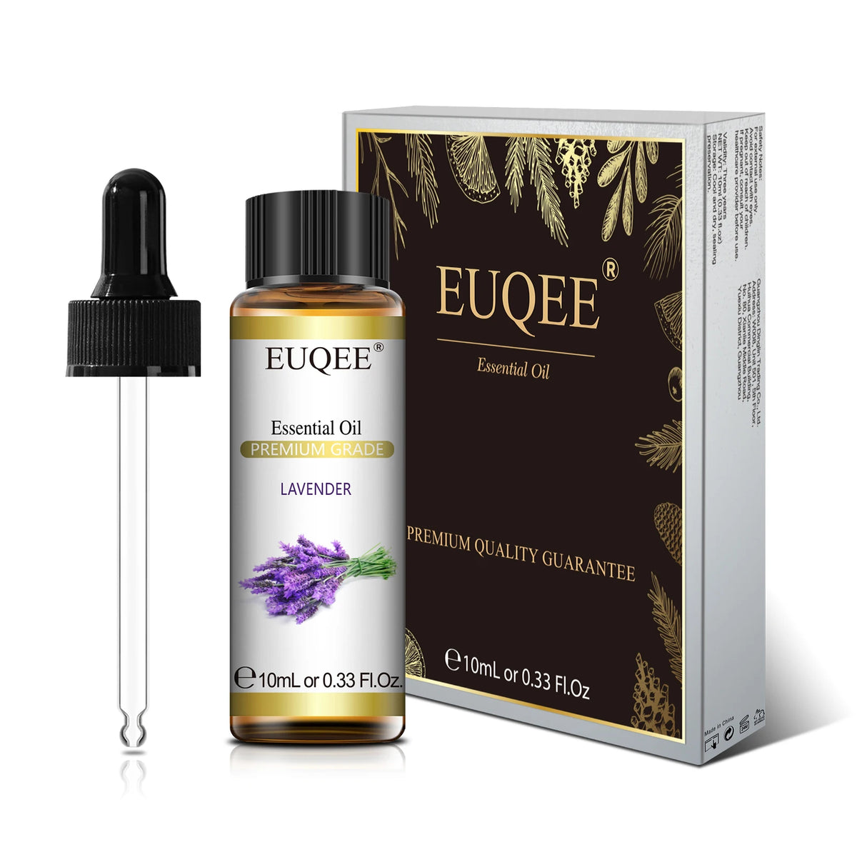 EUQEE Pure Essential Oil 10ml 31 Scents Dropper Diffuser Candle Soap Massage