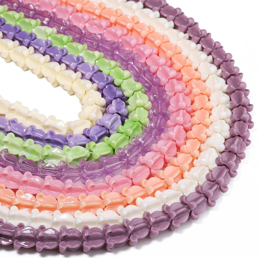Shell Powder Beads Hawaiian Pikake Crown Flower for DIY Jewelry Making