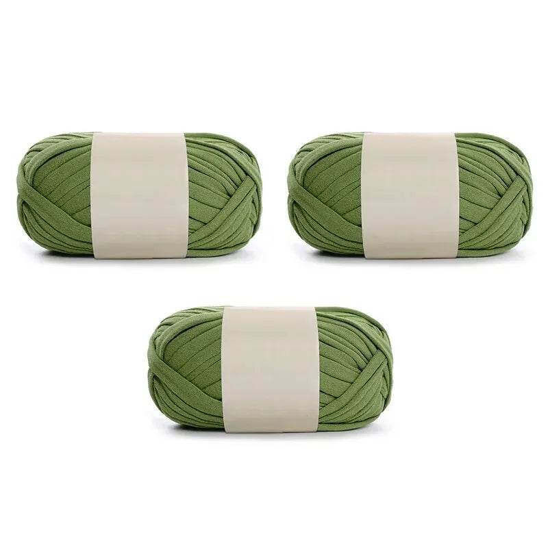 Yarn, Thick Fabric for Handmade Rugs, Bags, Toys & Slipper Crochet Crafts