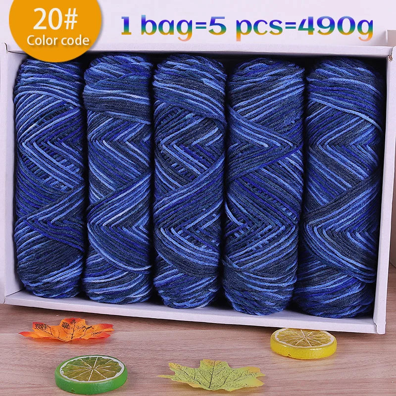 Yarn, Color Gradient for Knitting Sweaters, Scarves, Hats & Handmade Gifts