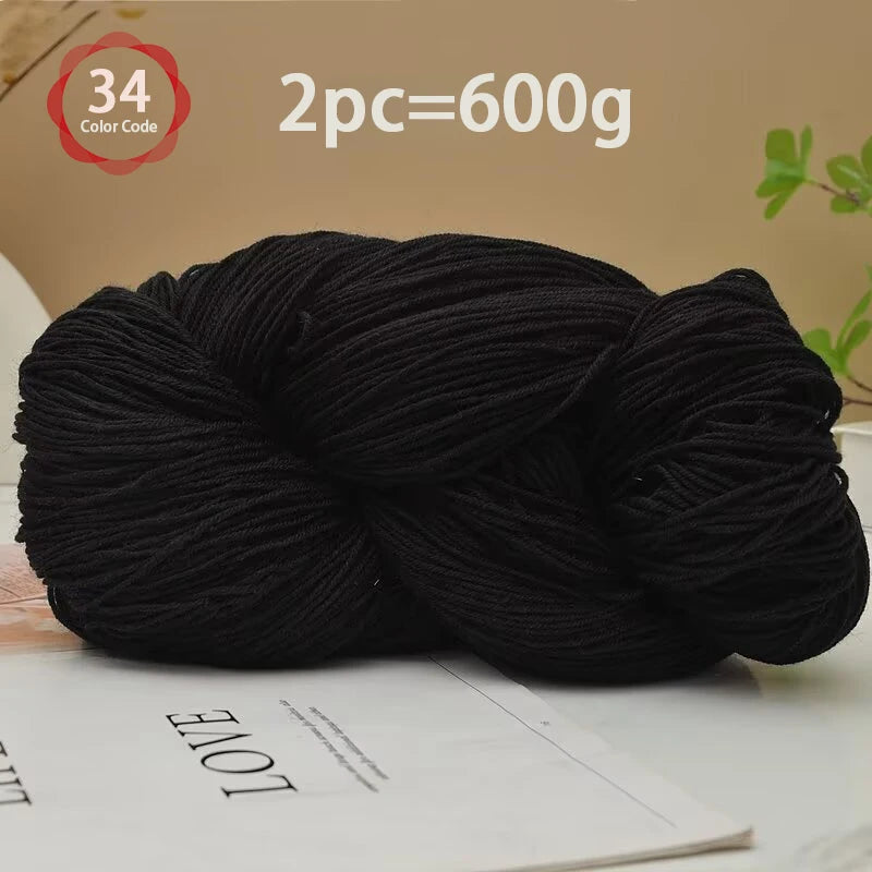 Yarn, Medium-Fine for Knitting Sweaters, Scarves, Vests & Handmade Blankets