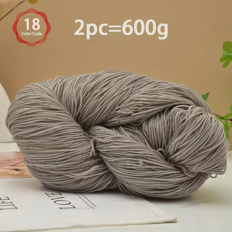 Yarn, Medium-Fine for Knitting Sweaters, Scarves, Vests & Handmade Blankets