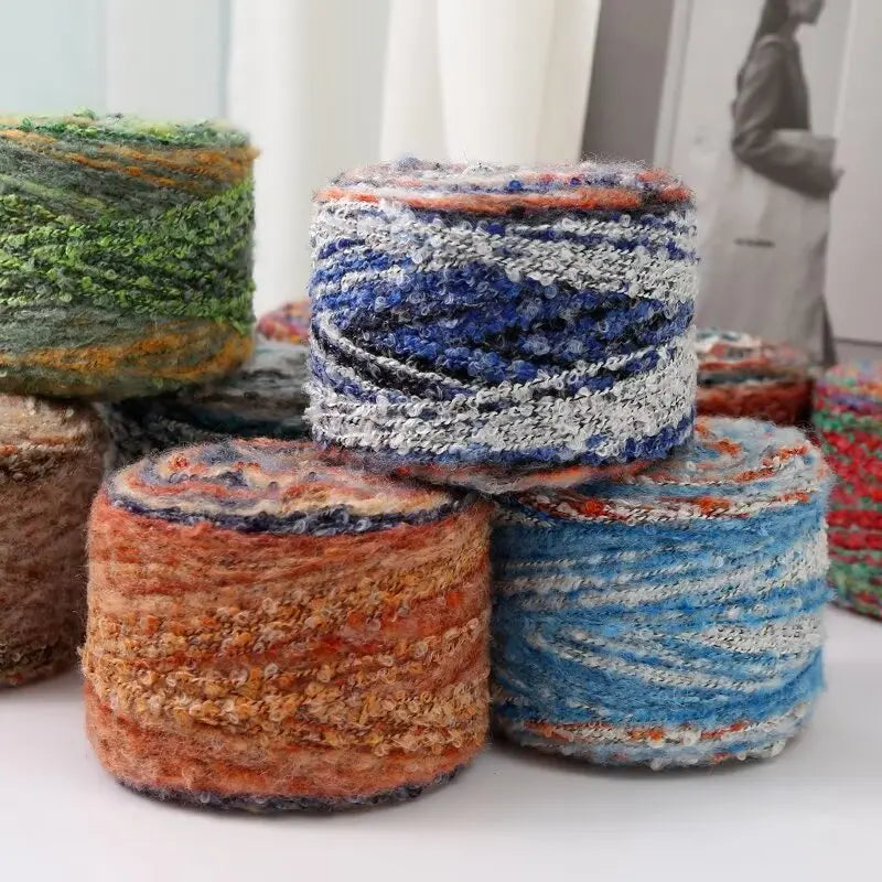 Yarn, Painterly Rainbow Gradient for Sweaters, Coats, Gloves & Scarves