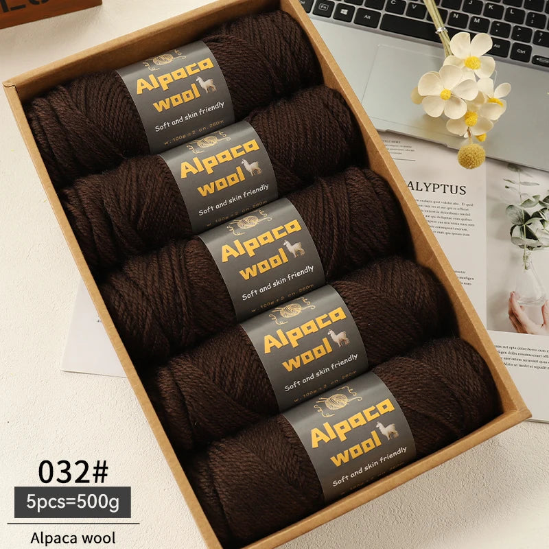 Yarn, Chunky for Knitting Sweaters, Coats, Hats, Gloves & Leg Warmers
