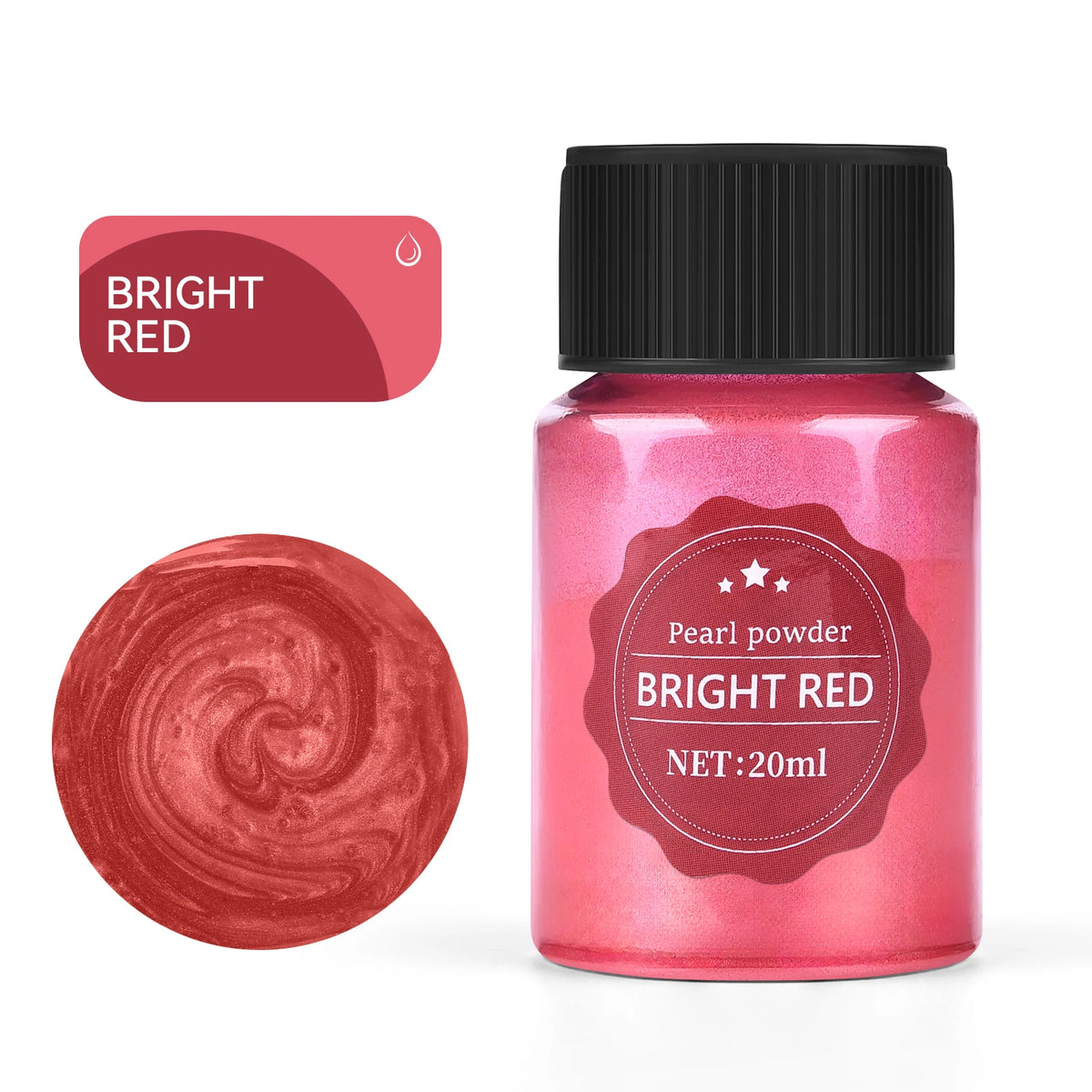Pearlescent Mica Powder 20ml — 24 Colors for Candles, Resin & Soap