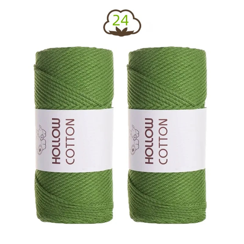 Yarn, Hollow Cord for Crochet Bags, Hats, Cushions & Handmade Accessories