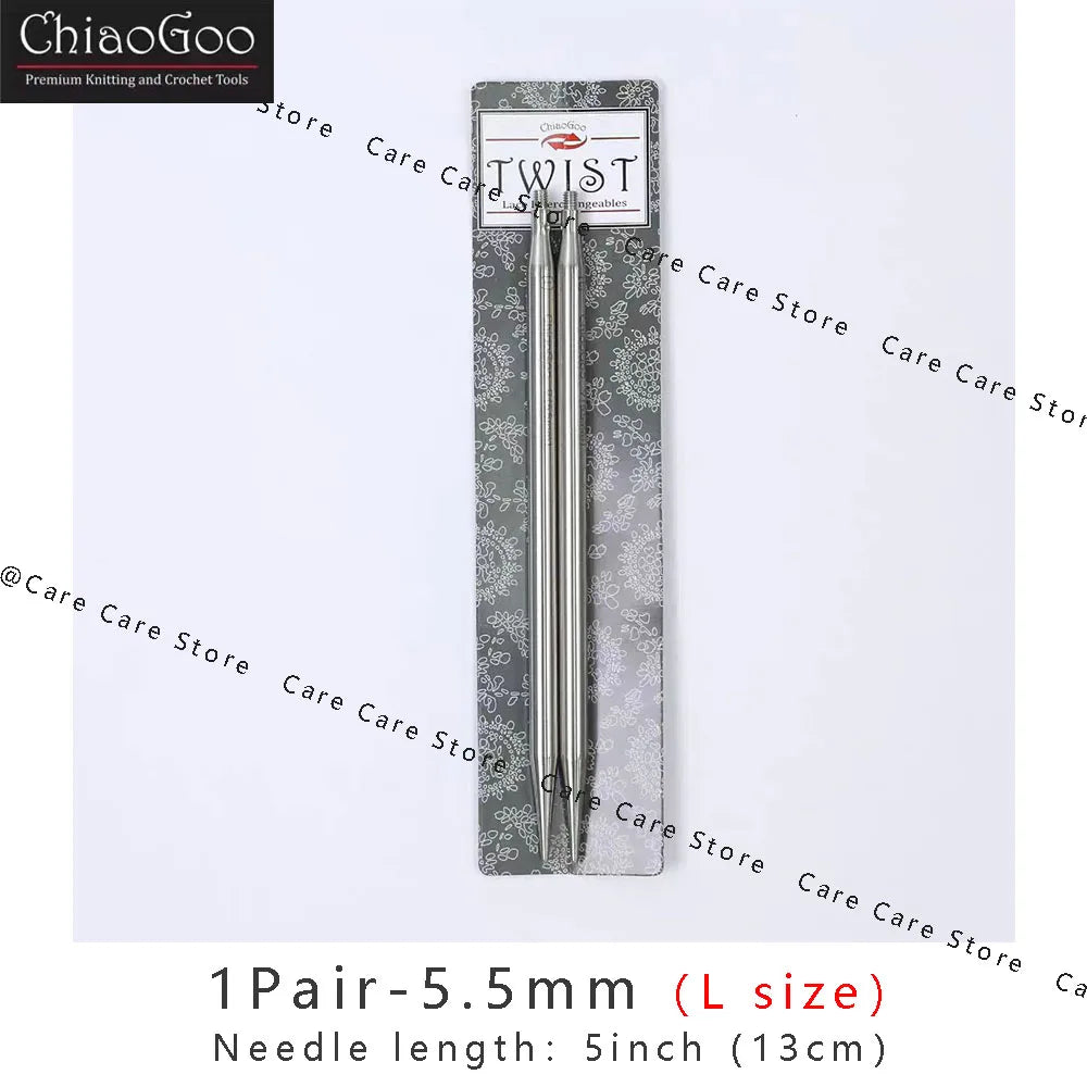 Knitting Needle Tips, ChiaoGoo TWIST Lace for Interchangeable Yarn Crafts