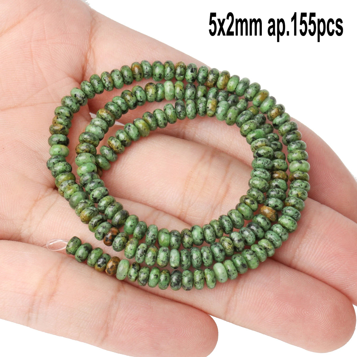 Stone Beads African Turquoise-Style Matte Round Irregular Geometric Craft Beads