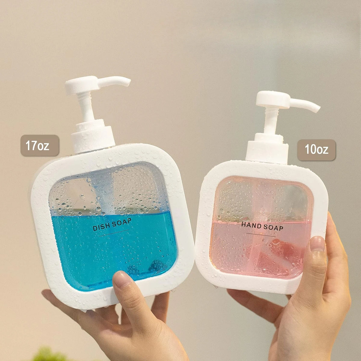 Soap Dispenser Empty Refillable Bathroom Lotion Pump Bottle