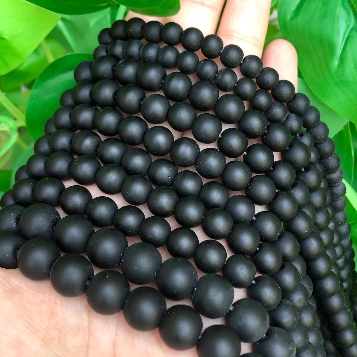 Stone Beads Round Flame-Style Assorted Stone Options for DIY Jewelry Making