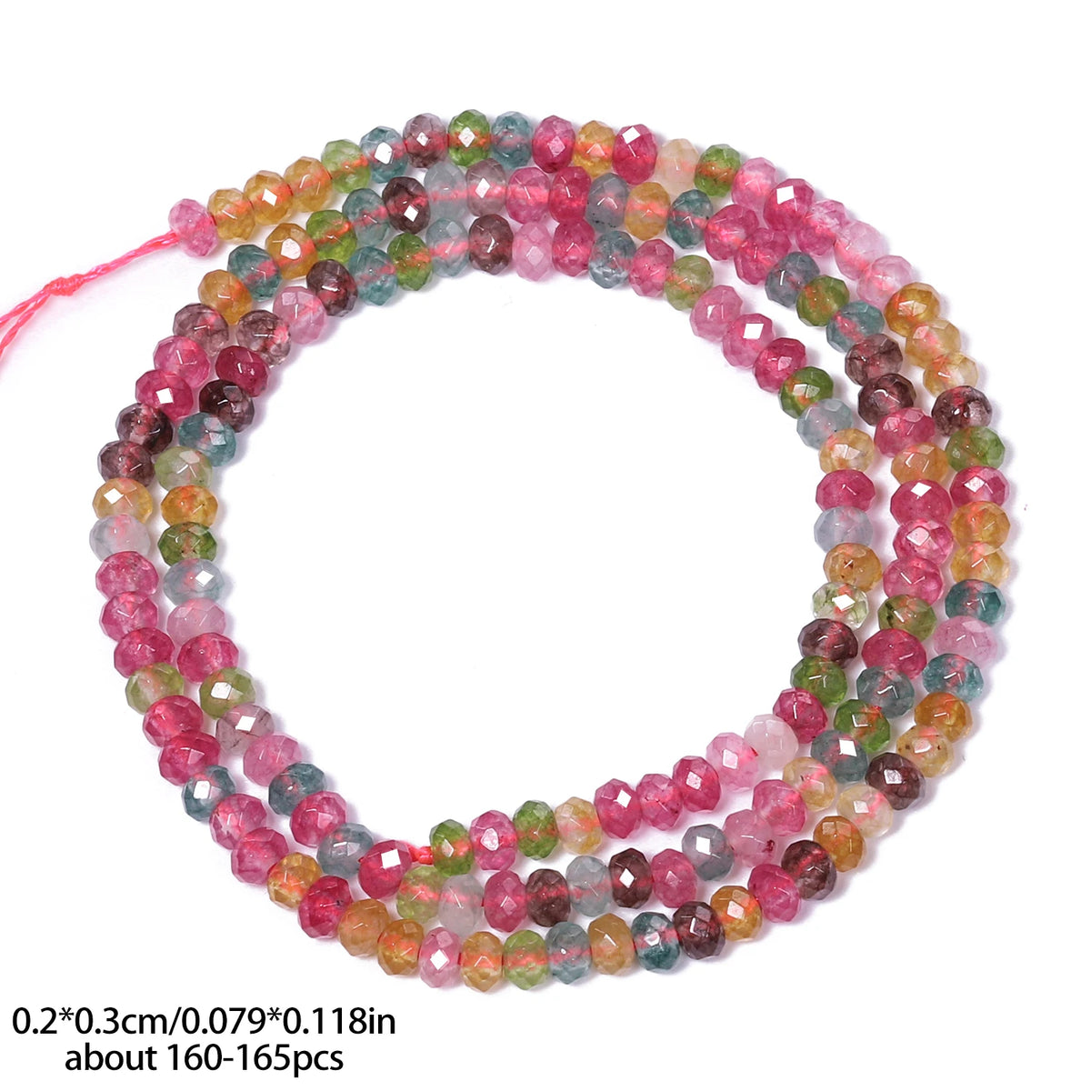 Stone Beads Faceted Abacus Zircon-Style for DIY Jewelry Making Bracelet Supplies
