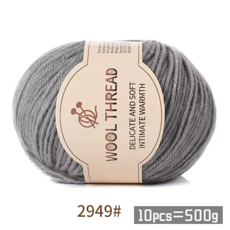 Yarn, Medium-Coarse for Handmade Sweaters, Scarves, Hats & Winter Knitwear