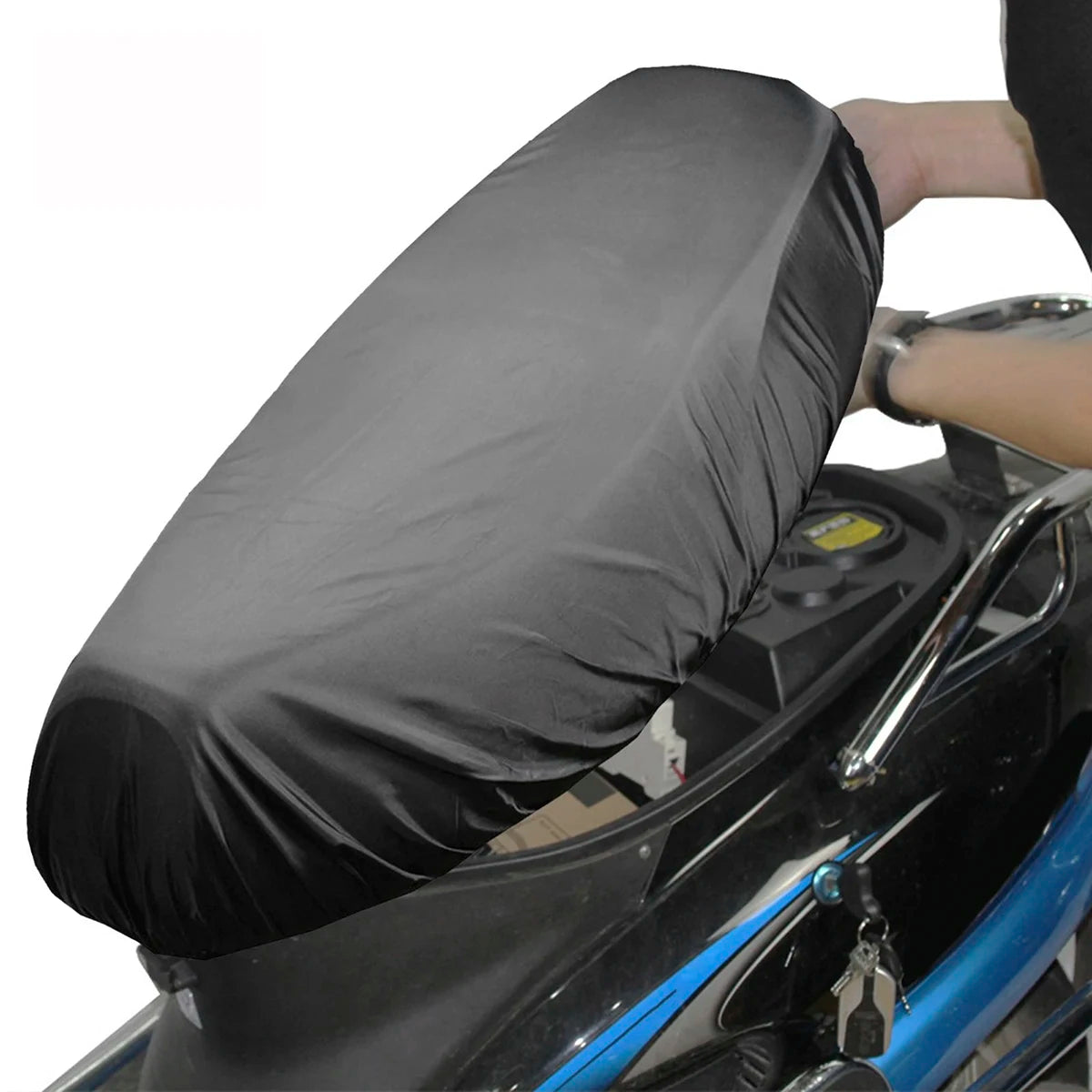 Motorcycle Seat Cover Elastic PU Premium Quality Replacement Accessory