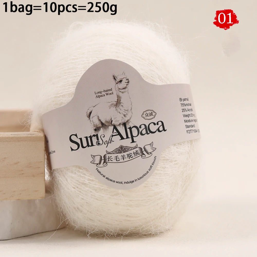 Yarn, Long-Pile Multicolor for Sweaters, Gloves, Shawls & Decorative Crafts