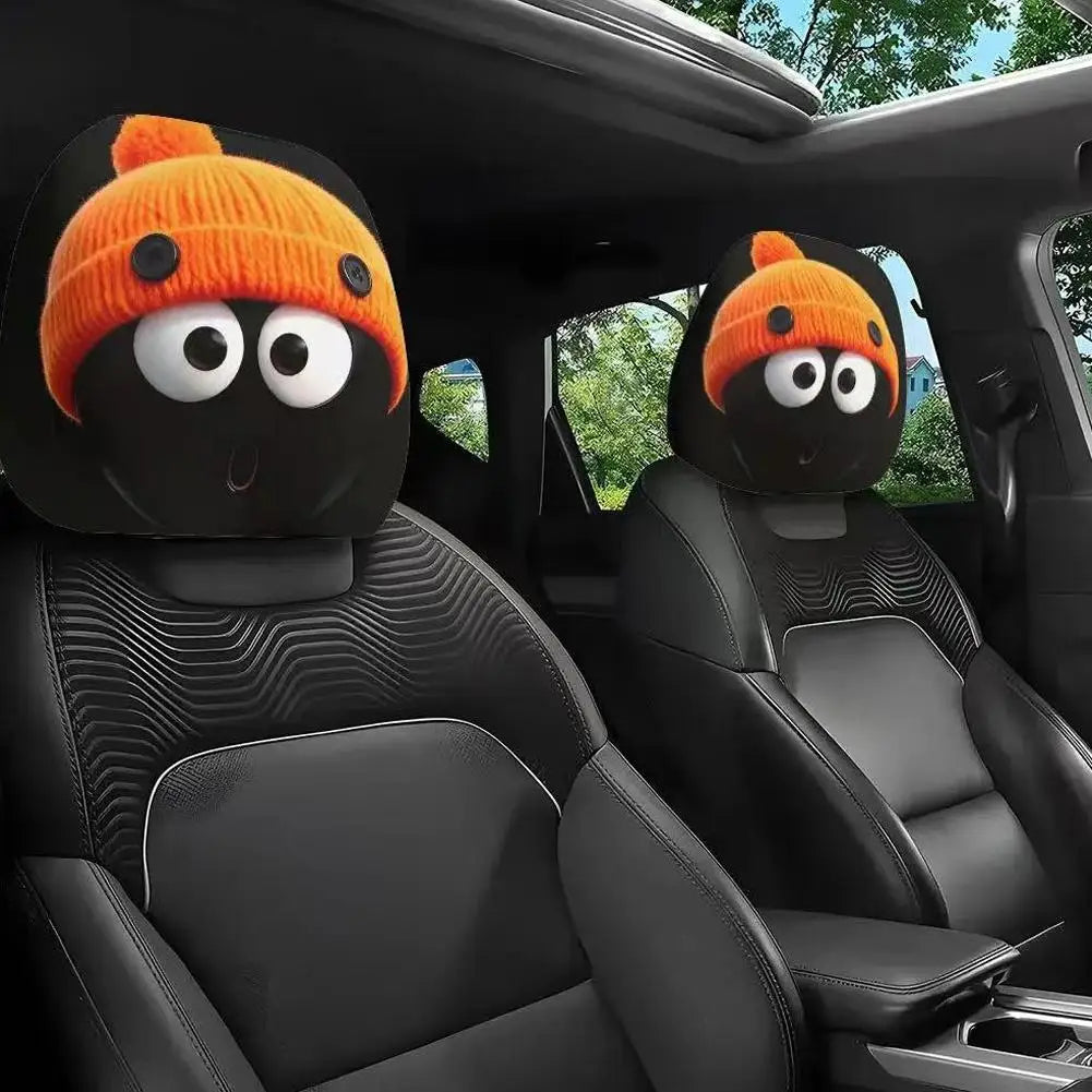 Funny Cartoon Premium Car Headrest Premium Quality Replacement Accessory