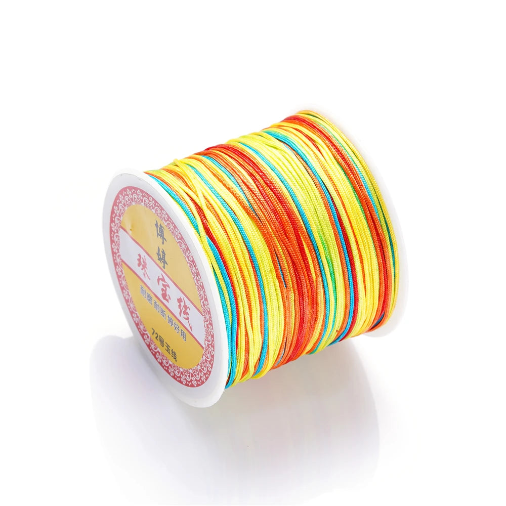 Nylon Beading Cord Chinese Knot Tassel Thread Roll DIY Jewelry Making
