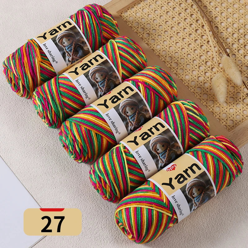 Yarn, Rainbow Gradient for Sweaters, Scarves, Hats & Handmade Blankets