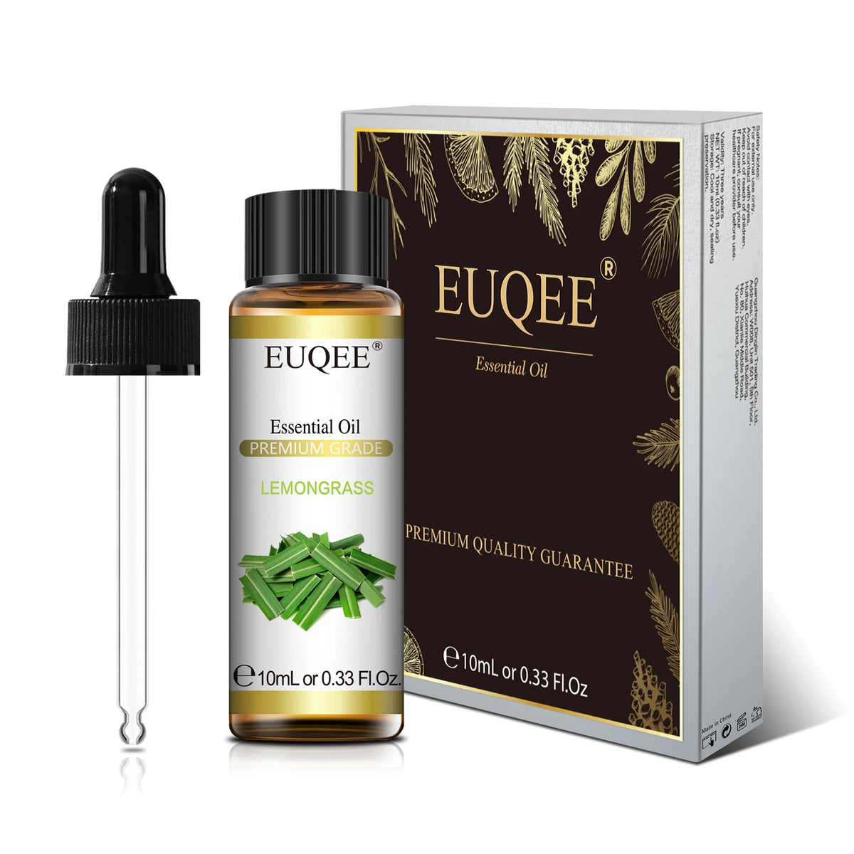 EUQEE Pure Essential Oil 10ml 31 Scents Dropper Diffuser Candle Soap Massage
