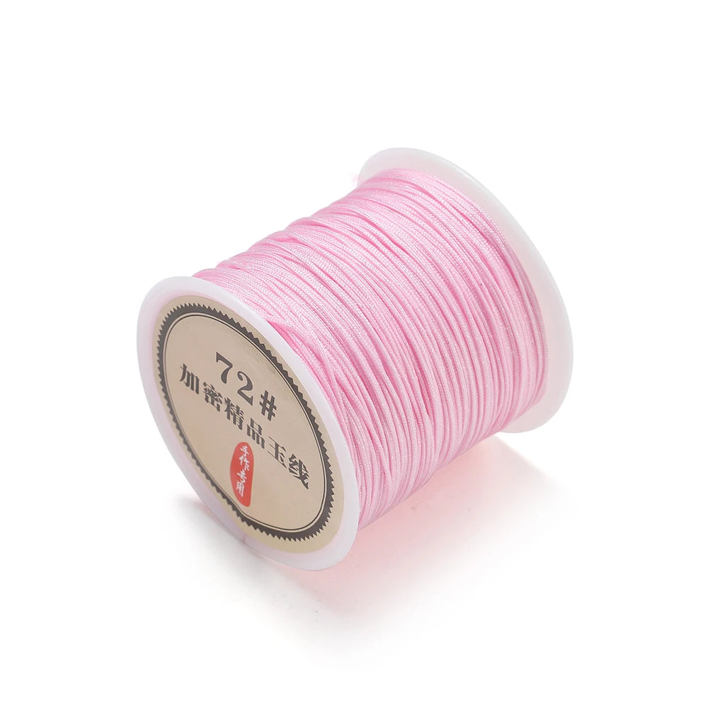 Beading Cord Nylon Chinese Knot Bracelet Braided String Tassel Craft Supplies