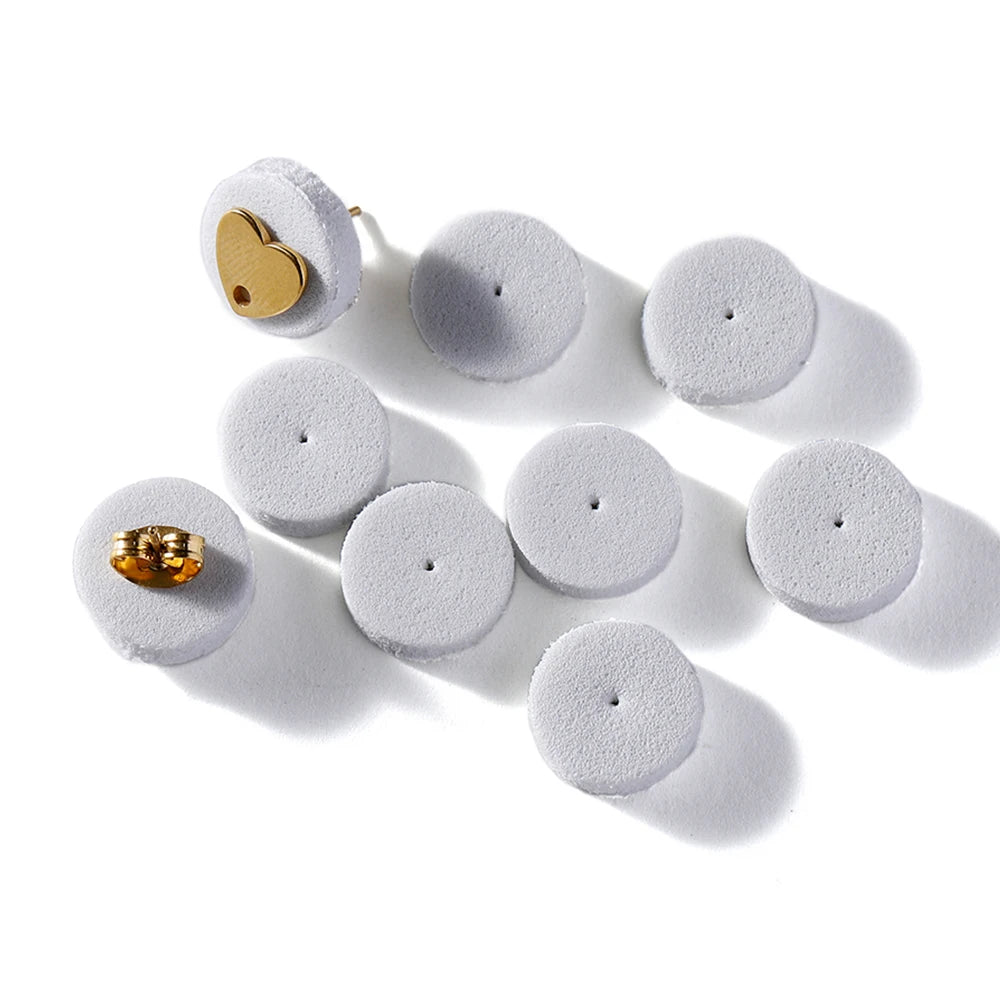 Earring Protective Pads Ear Studs Foam Shockproof Anti-Push DIY Jewelry Making