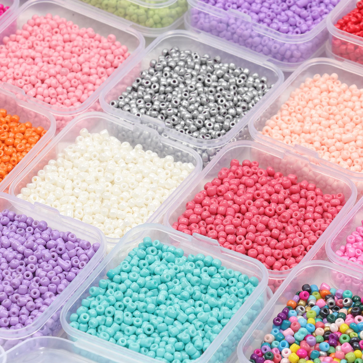 Glass Seed Beads 32grams box Czech Cute Tiny Small Spacer Gift Bracelet Supplies