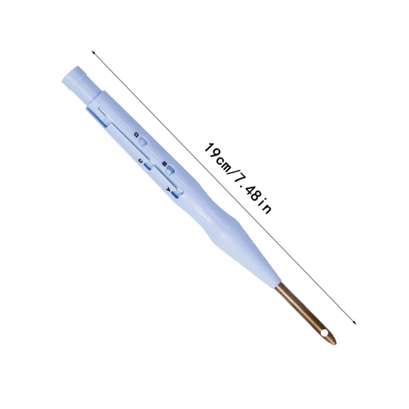 Punch Needle Tool Set, Adjustable Embroidery Pen for Beginner Yarn Crafts