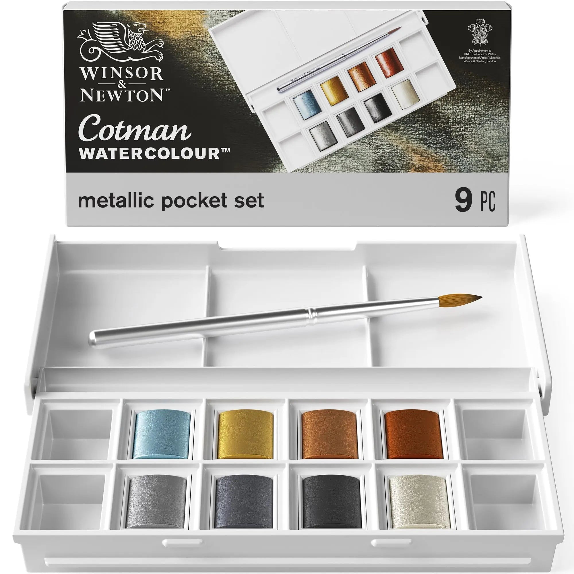 Winsor & Newton Cotman Watercolor Paint Set — Half Pan & Tube Sets