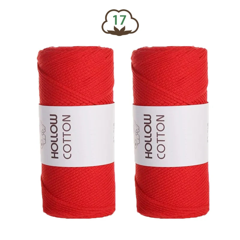 Yarn, Hollow Cord for Crochet Bags, Hats, Cushions & Handmade Accessories