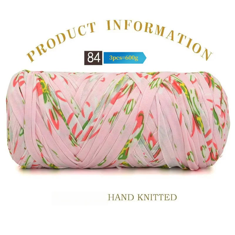 Yarn, Fabric Strip for Crochet Bags, Slippers, Hats, Cushions & Baskets