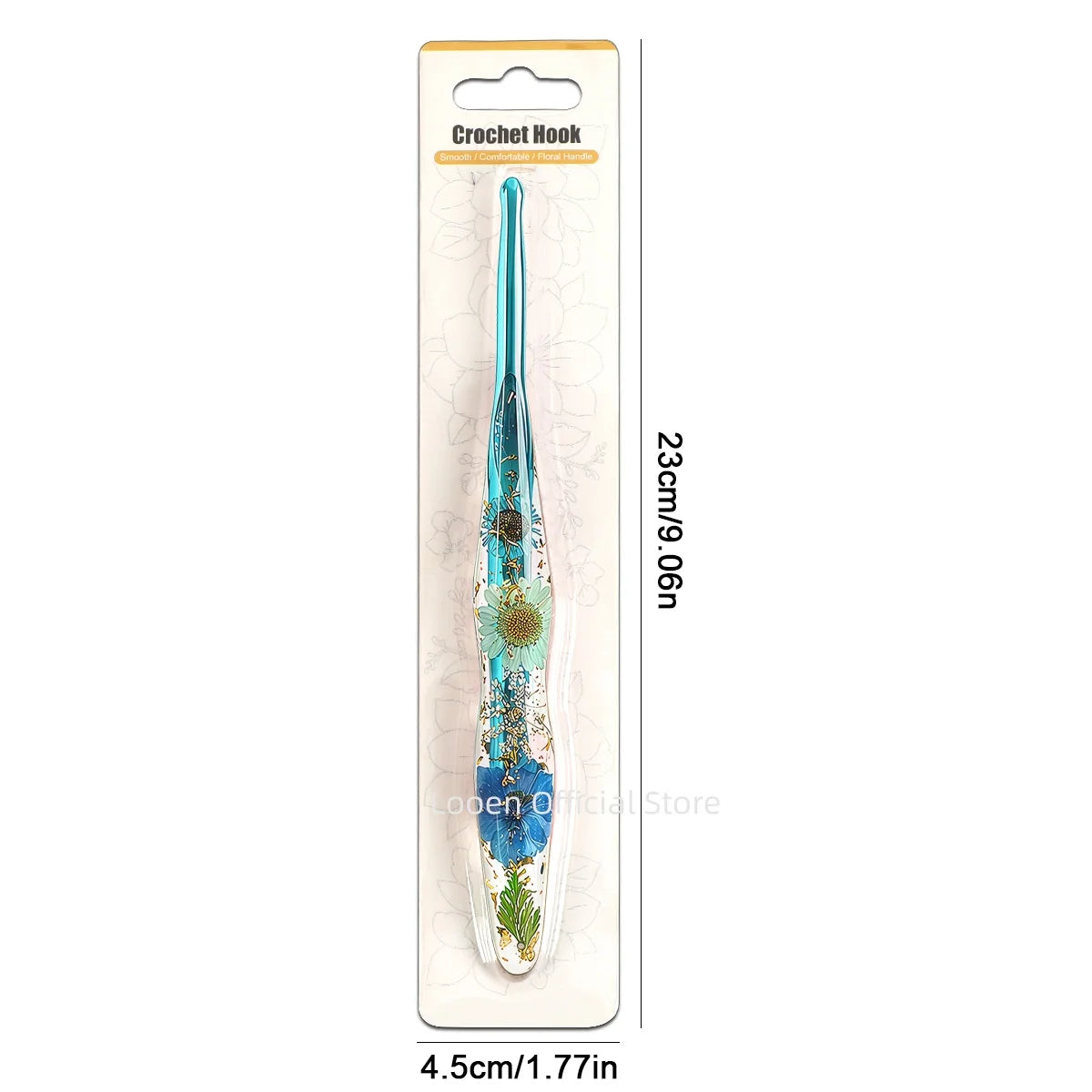 Crochet Hooks, Resin Handles for Handmade Knitting & Crochet Projects