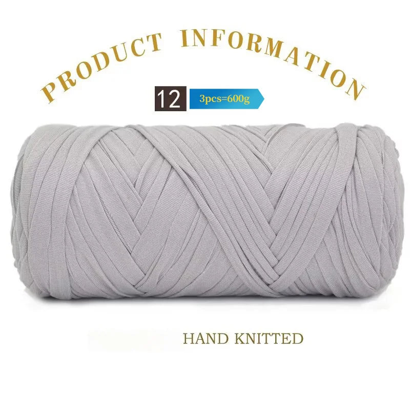 Yarn, Fabric Strip for Crochet Bags, Slippers, Hats, Cushions & Baskets