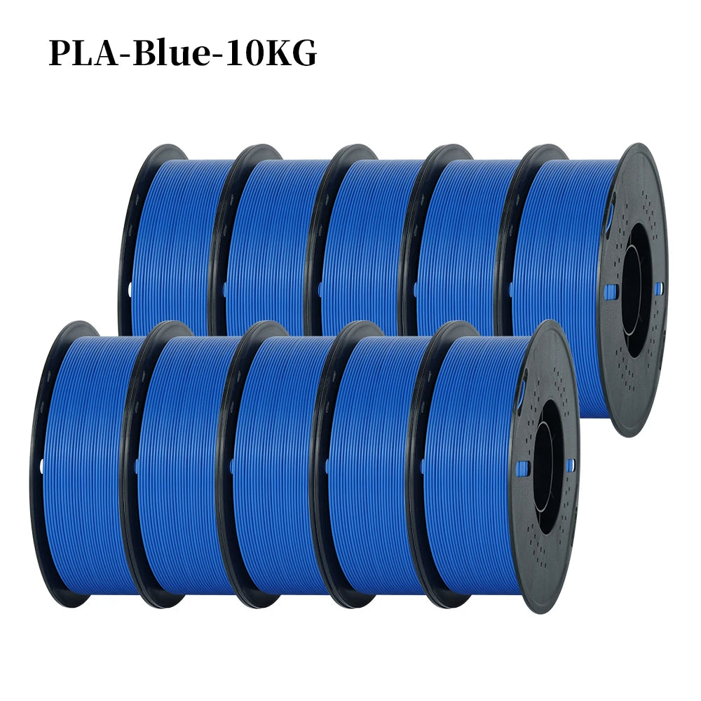 KINGROON 10KG/22LBS Multicolor PLA Filament 1KG/Roll 1.75mm For 3D Printer Material for 3D Printing 3D Printer Filament Free Shipping