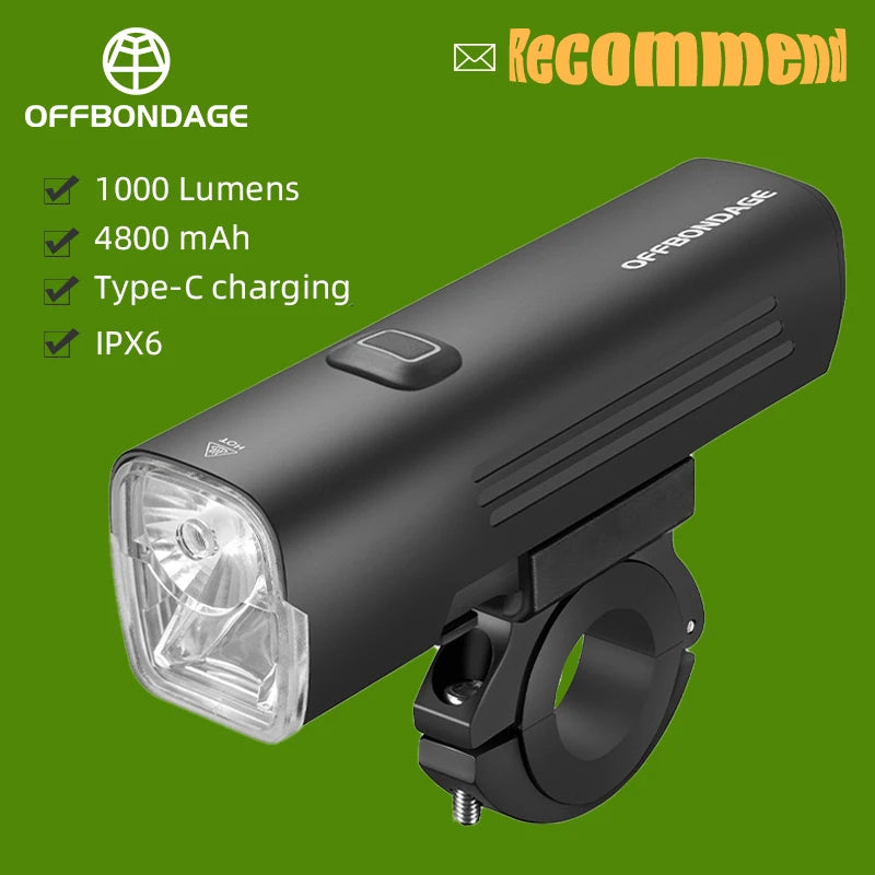 OFFBONDAGE Bike Front Light Rainproof Premium Quality Replacement Accessory