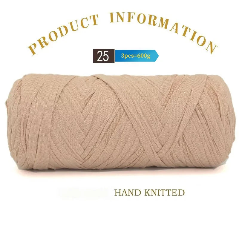 Yarn, Fabric Strip for Crochet Bags, Slippers, Hats, Cushions & Baskets