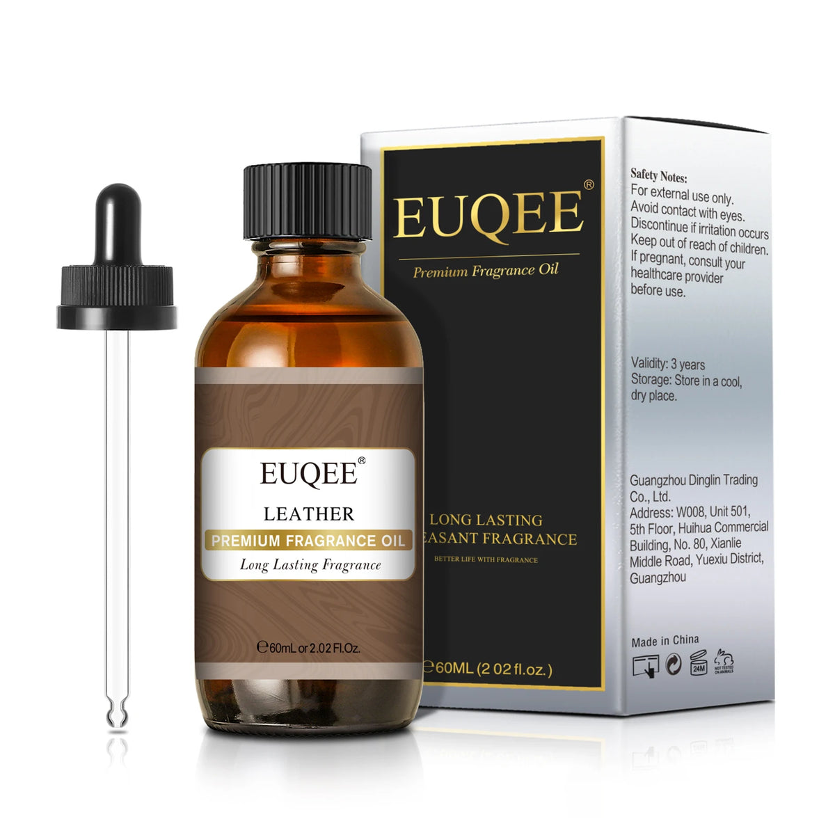 EUQEE Premium Fragrance Oil 60ml Glass Dropper Candle Soap DIY 13 Scents