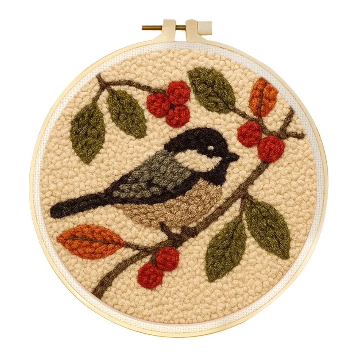 Punch Needle Kit, Hummingbird Love Design for Handmade Wall Decor & Gifts