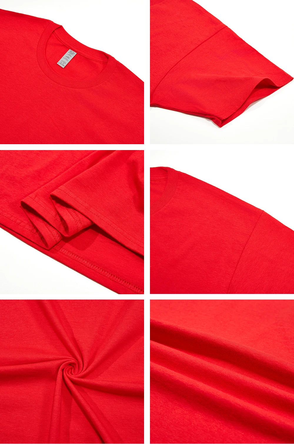 T-Shirt Unisex Cotton Solid Color Oversized Basic Tee 14 Vibrant Colors