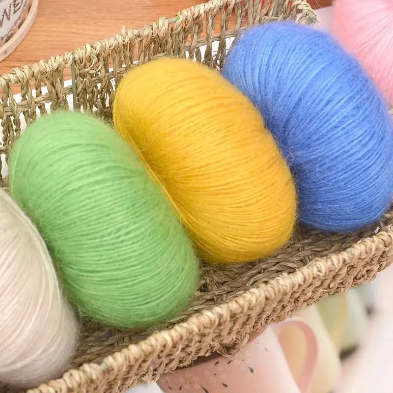 Yarn, Mohair Blend for Hand Knitting, Crochet & Creative Needlecraft Projects