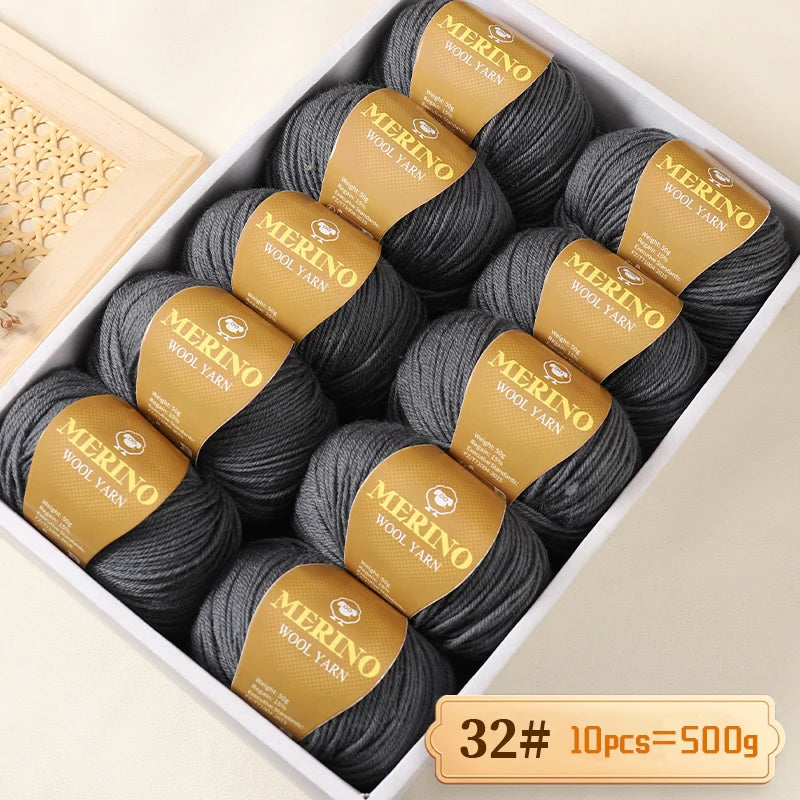 Yarn, Medium-Fine for Hand Knitting Sweaters, Scarves & Winter Hats