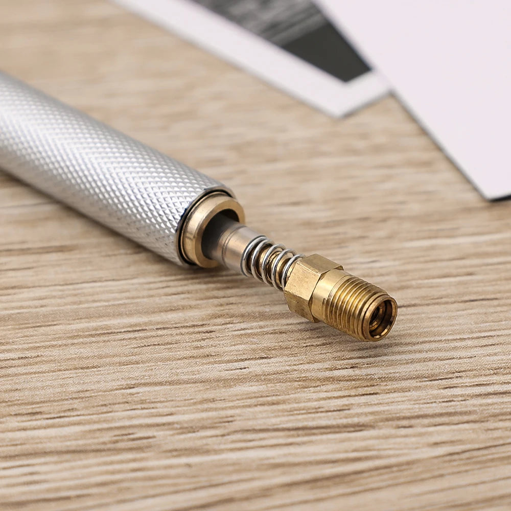 Metal Mechanical Pencil, Anti-Slip Grip — 0.3 to 2.0mm + Lead Refills