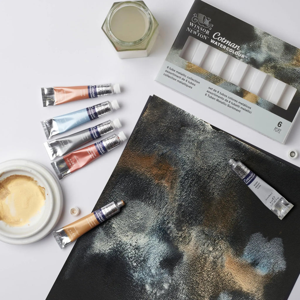 Winsor & Newton Cotman Watercolor Paint Set — Half Pan & Tube Sets