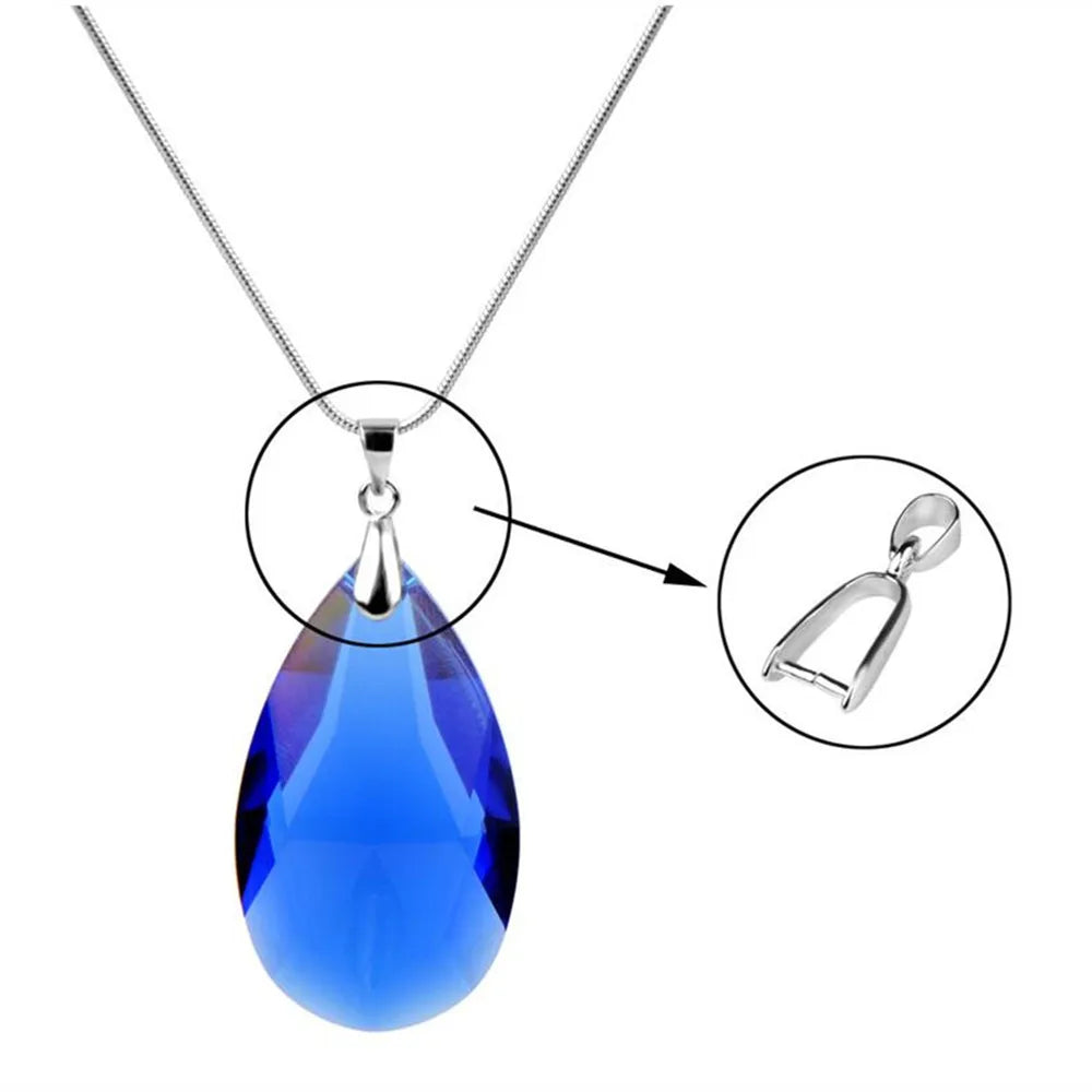 Pendant Bails Copper Hook Clip Necklace Connectors DIY Jewelry Making