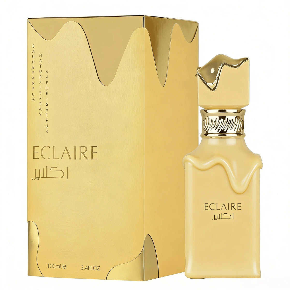 Lattafa Eclaire Banoffi Women's Eau de Parfum 3.4 oz Sweet Gourmand Perfume