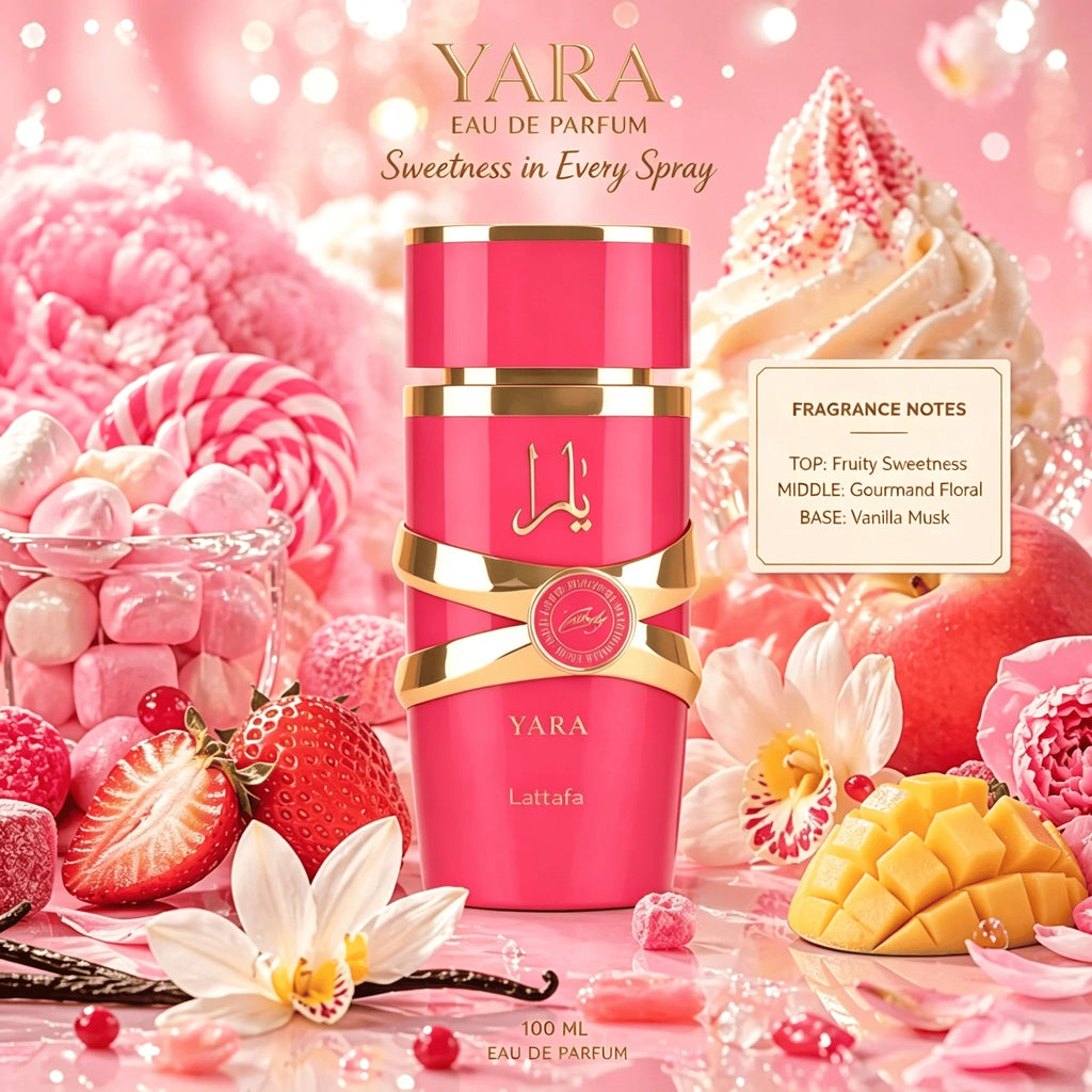 Lattafa Yara & Asad Perfume & Cologne EDP 3.4 oz Women's & Men's Scent Options