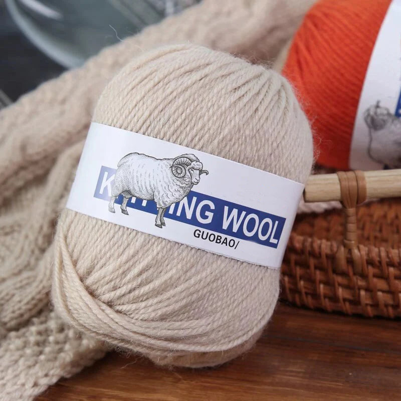 Yarn, Medium Thickness for Knitting Sweaters, Coats, Scarves & Winter Hats